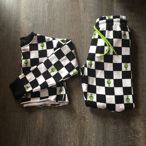 Black and white sweater set